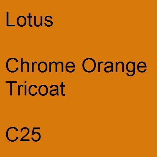 Lotus, Chrome Orange Tricoat, C25.